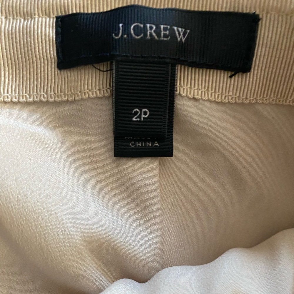 JCrew Gold sequin Mini skirt
